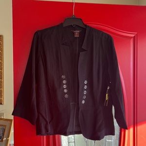 Multiples jacket, black, size M